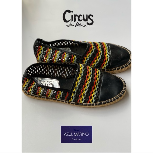 Circus by Sam Edelman — Lena Multi-color black weave flats •Zapatos/alpargatas• - Picture 3 of 12